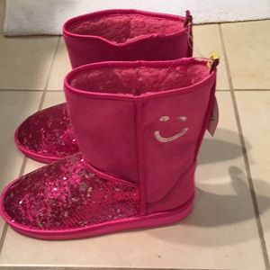 Little miss matched pink boots